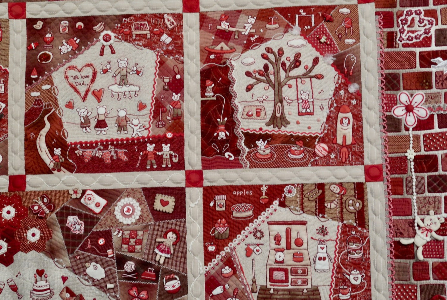 Small Happy Crazy Quilt