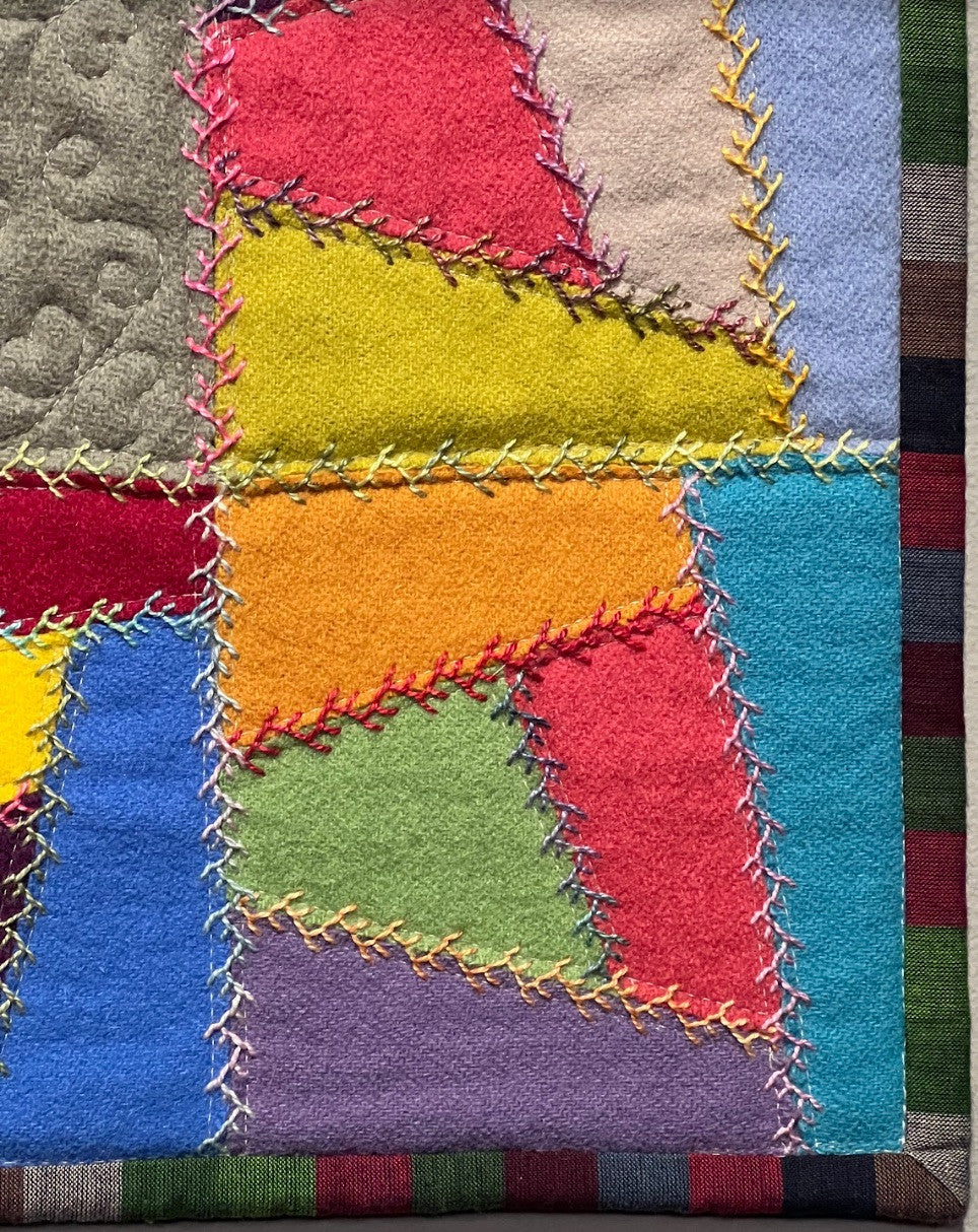 Wool Appliquéd Butterflies