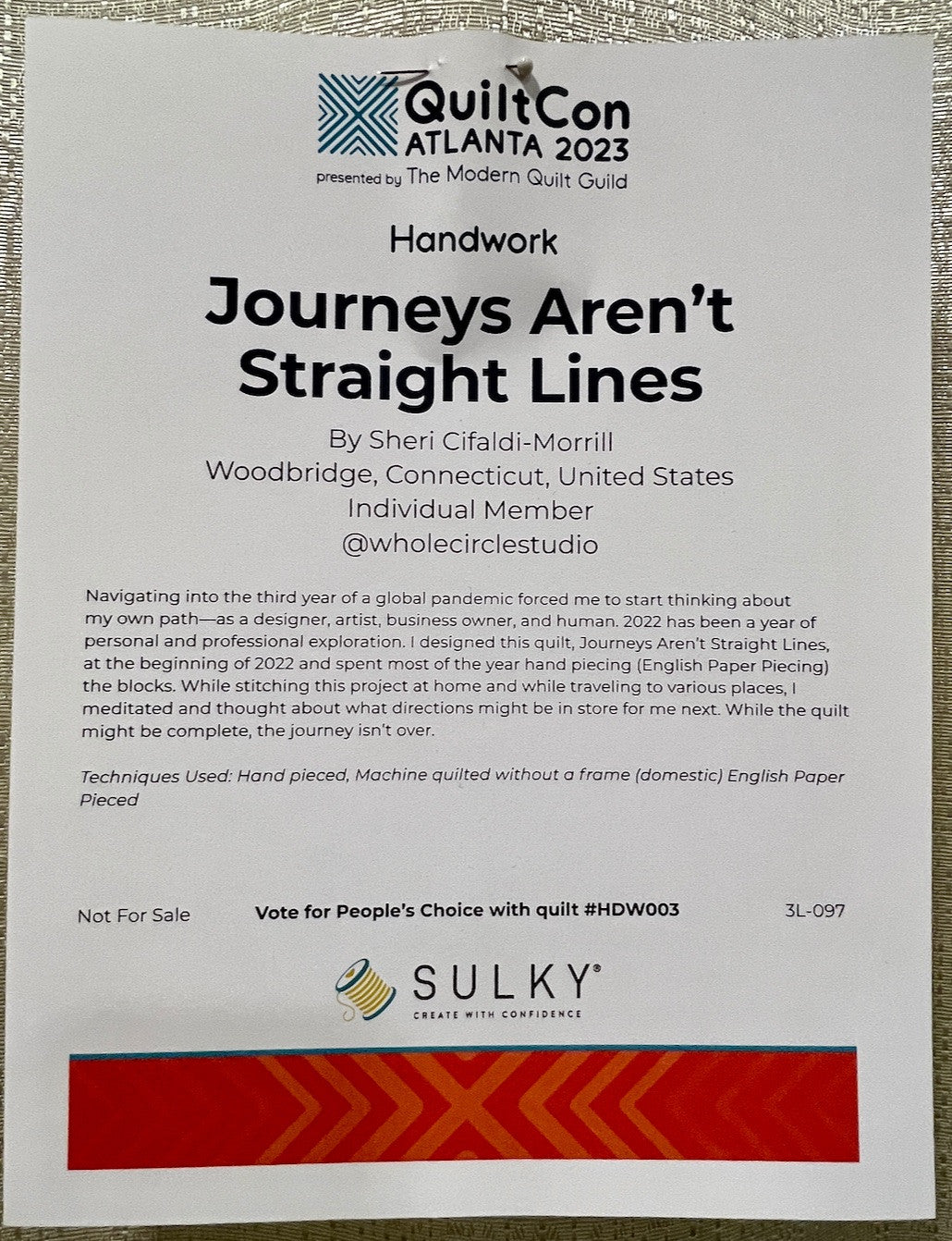 Journeys Aren't Straight Lines