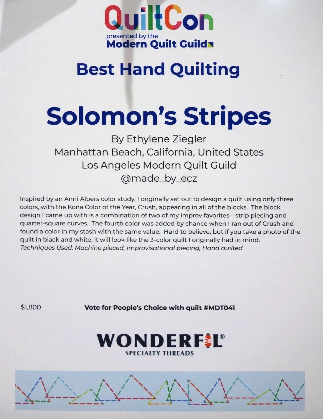 Solomon's Stripes