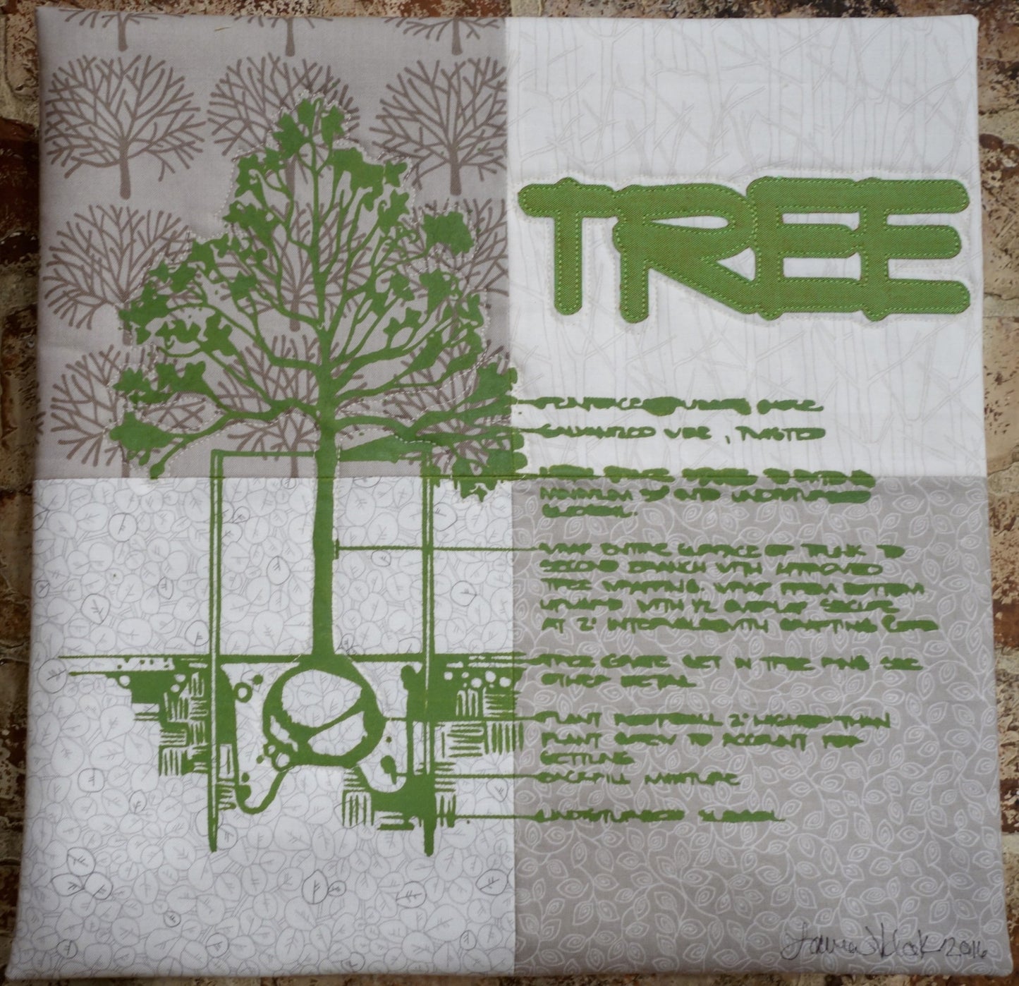 Tree Landscape Architecture Silkscreen