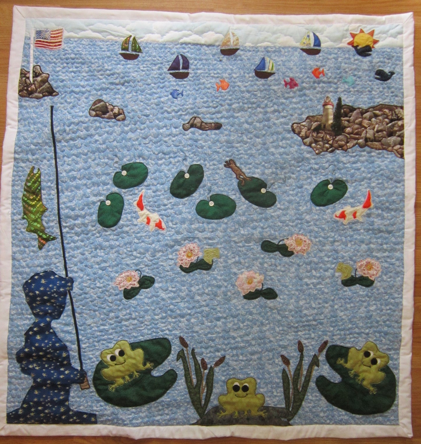 Grandson Quilt Row by Row