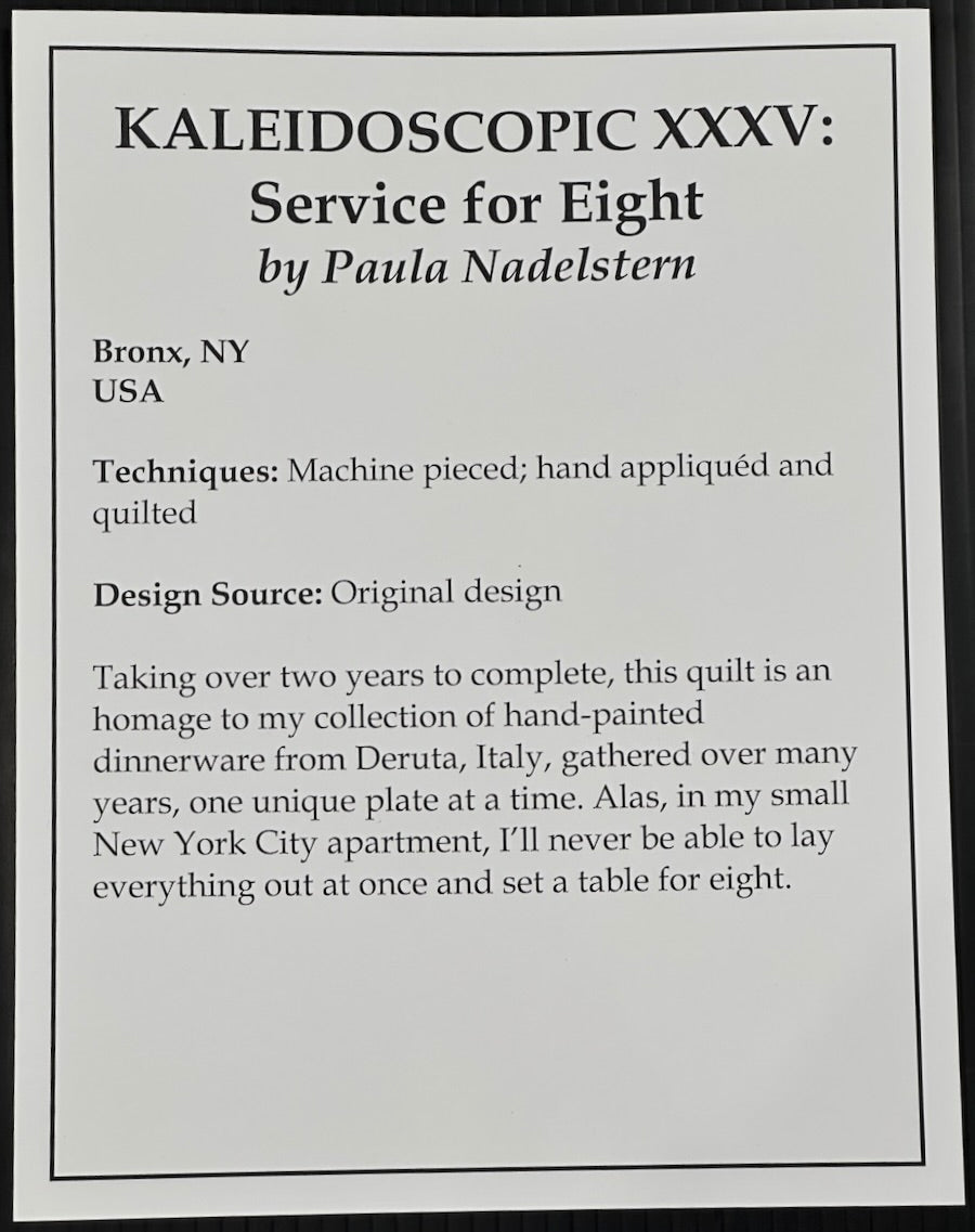 Kaleidoscopic XXXV: Service for Eight