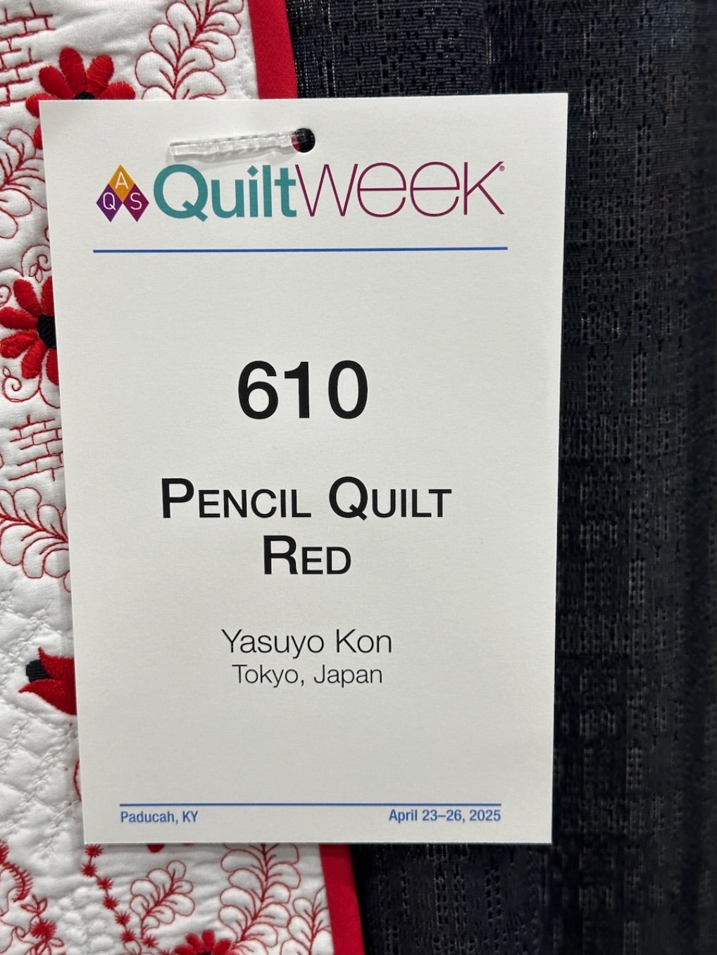 Pencil Quilt Red