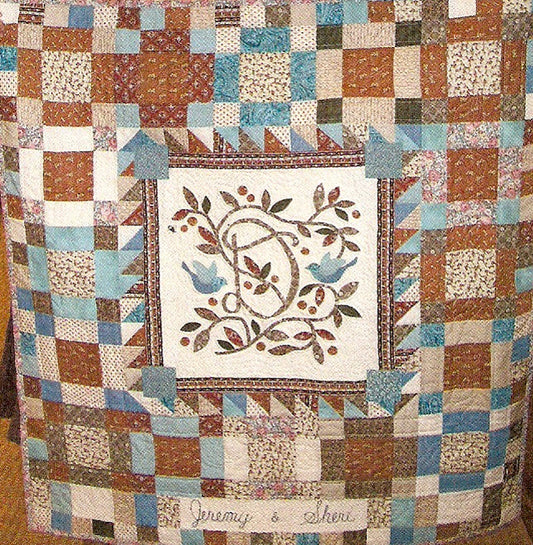 Birds & Bee Wedding Quilt