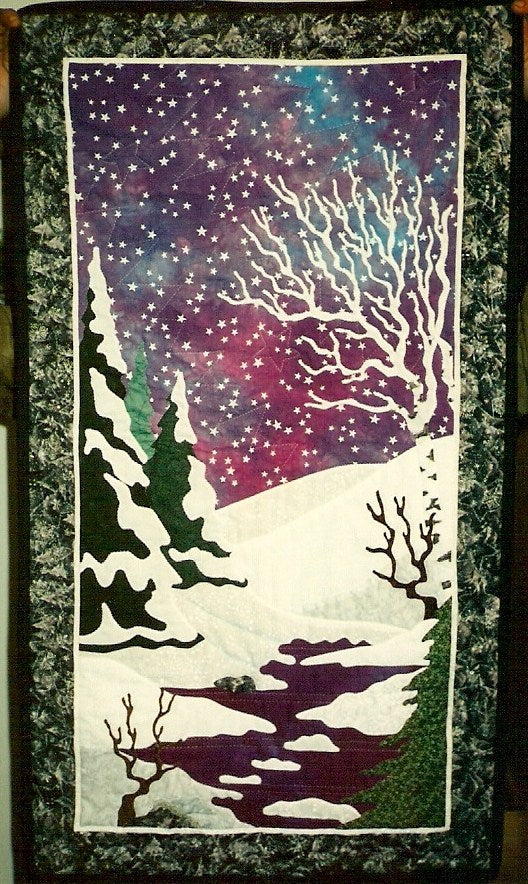 Snowy Sunset