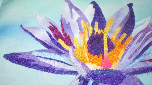 Water Lilies and Koi - CLOSEUP