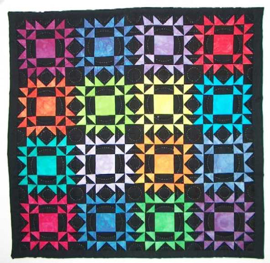 The I-Don't-Want-to-Cut-Those-Hand-Dyes Quilt