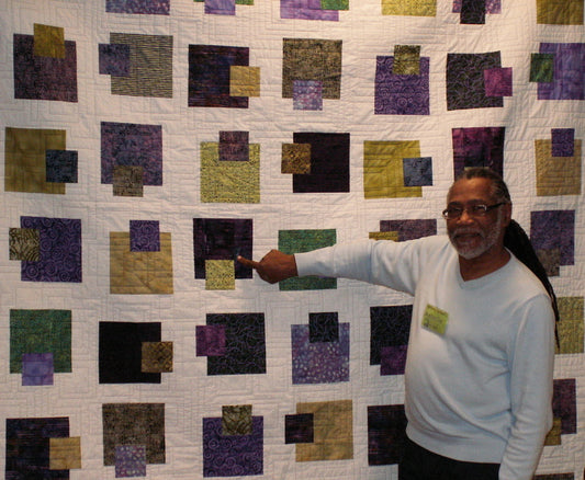 Purple & Green City Blocks