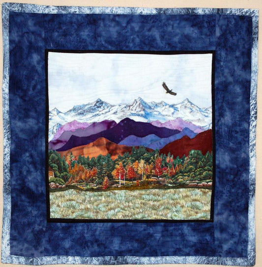 Mountain Scene Quilted Wallhanging