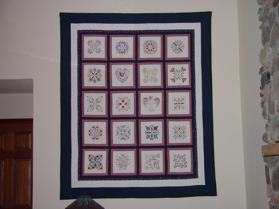 Stenciled Sampler