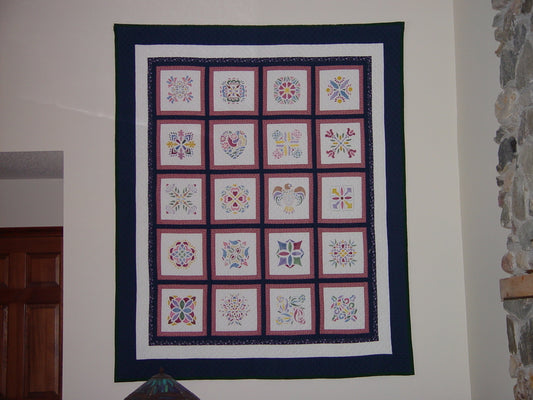 Stenciled Sampler