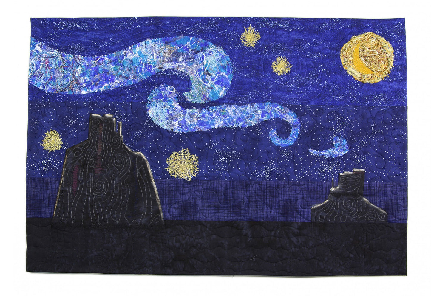 Starry Night over Monument Valley