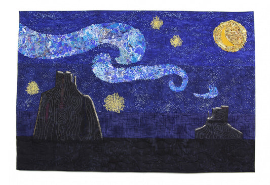 Starry Night over Monument Valley