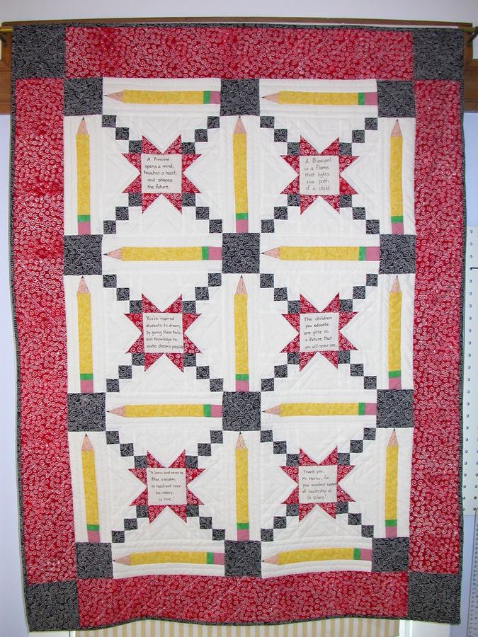 Quilt for School Principal