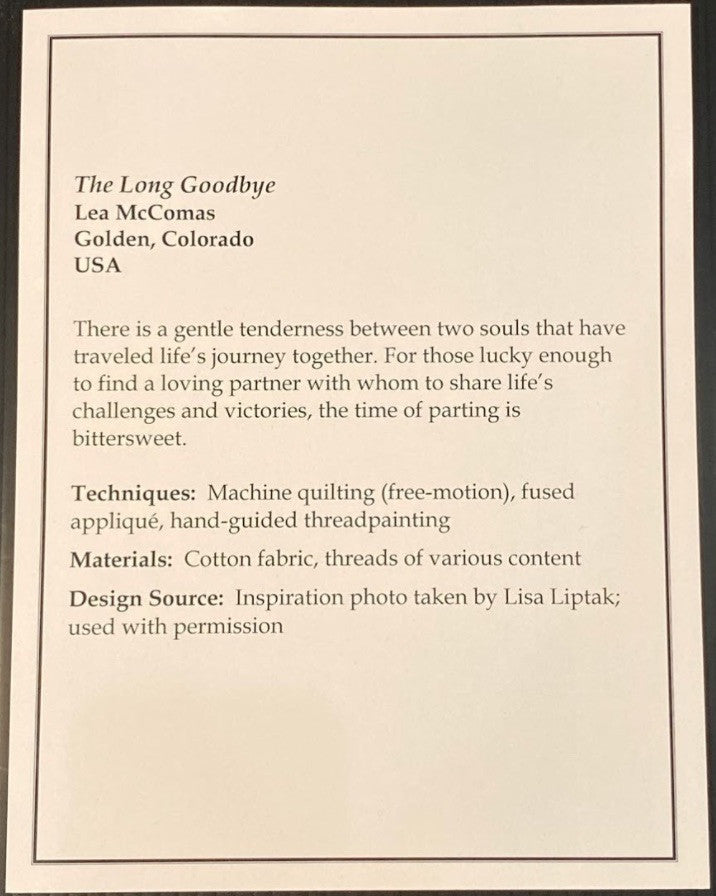 The Long Goodbye