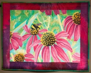 Bumblebee and Corn Flowers