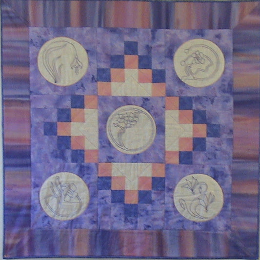 Purple Redwork
