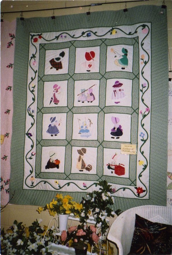 Sunbonnet Sue Calender Quilt