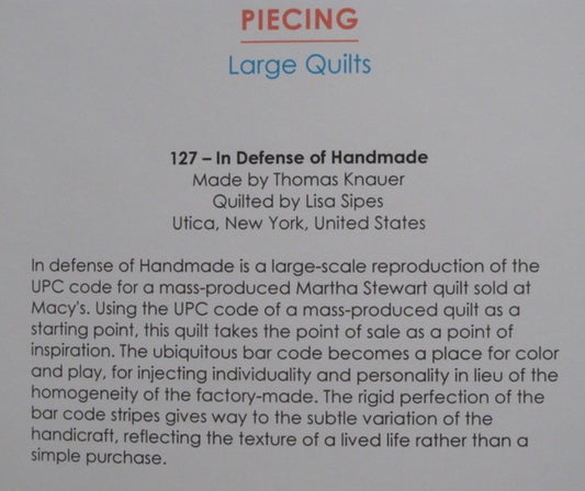 In Defense of Handmade