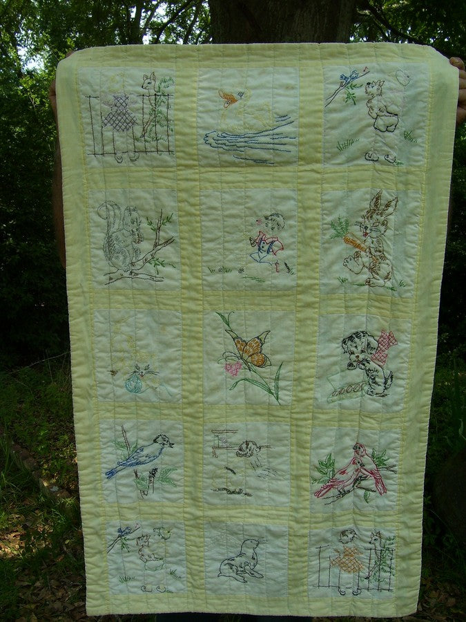 Terry's baby quilt 1961