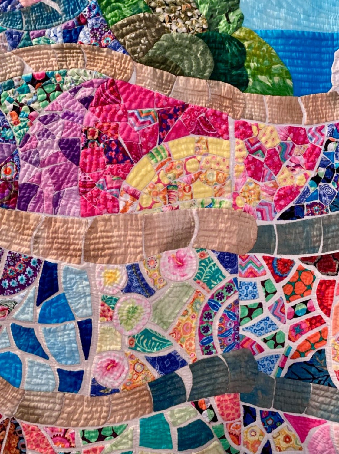 The Beautiful Tiles of Park Guell