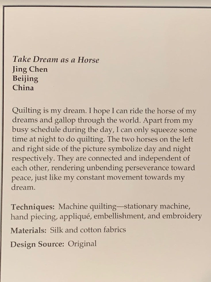 Take Dream as a Horse