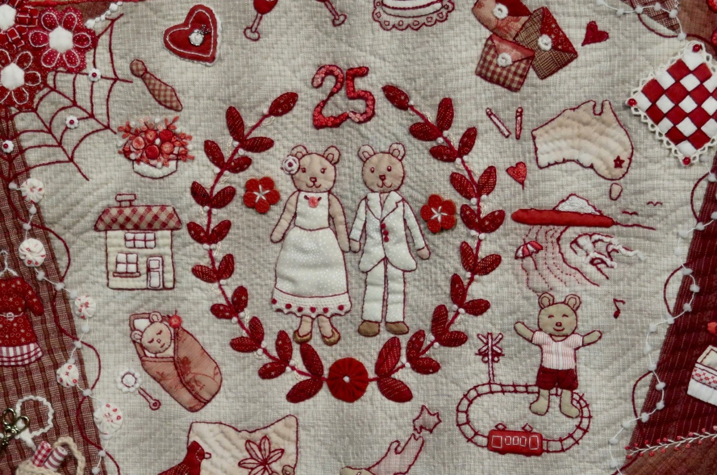 Small Happy Crazy Quilt
