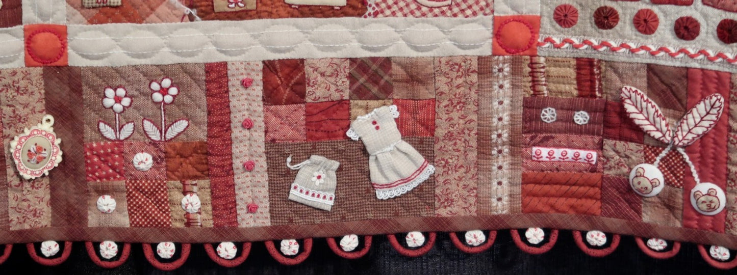 Small Happy Crazy Quilt