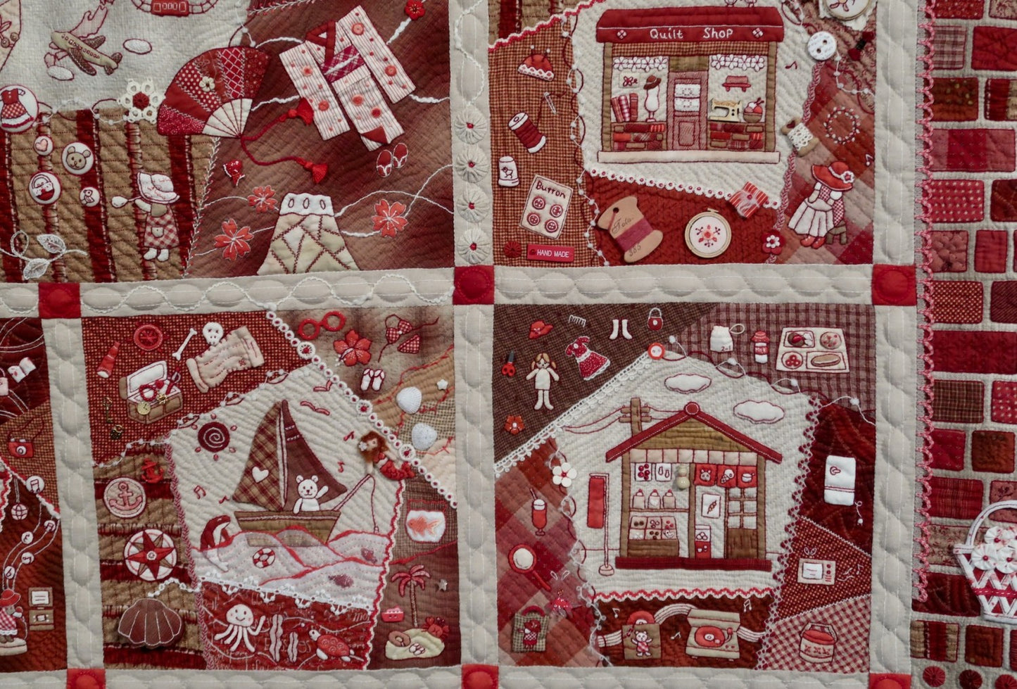 Small Happy Crazy Quilt