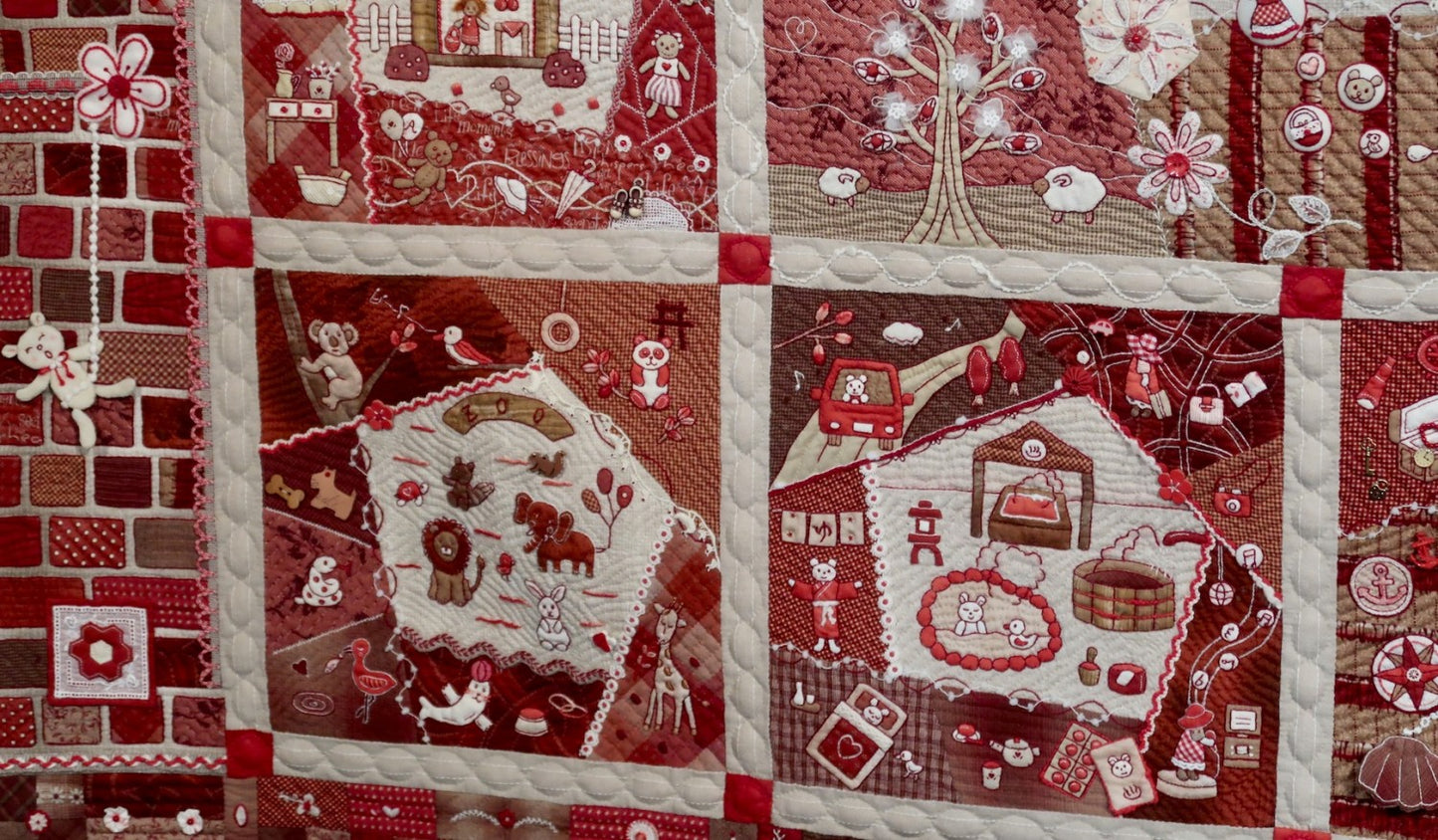 Small Happy Crazy Quilt