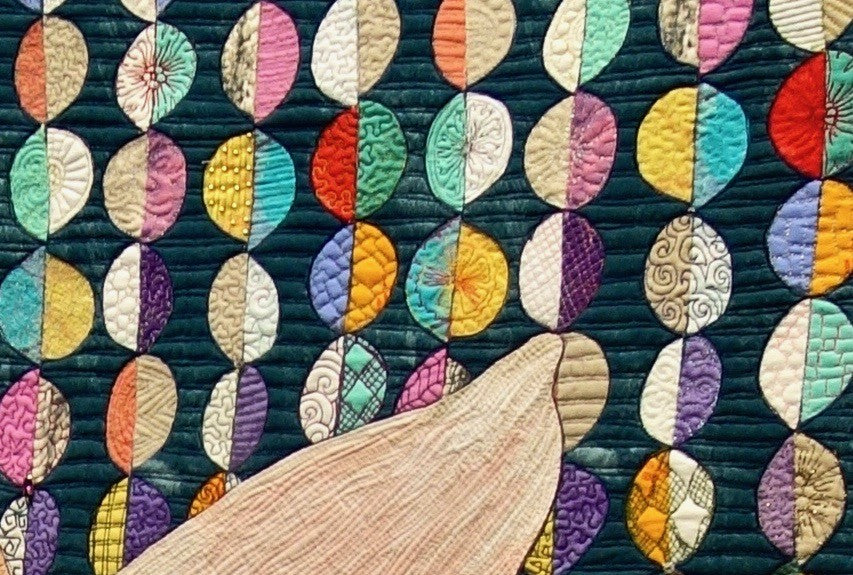 The Flower Over the Beads Curtain