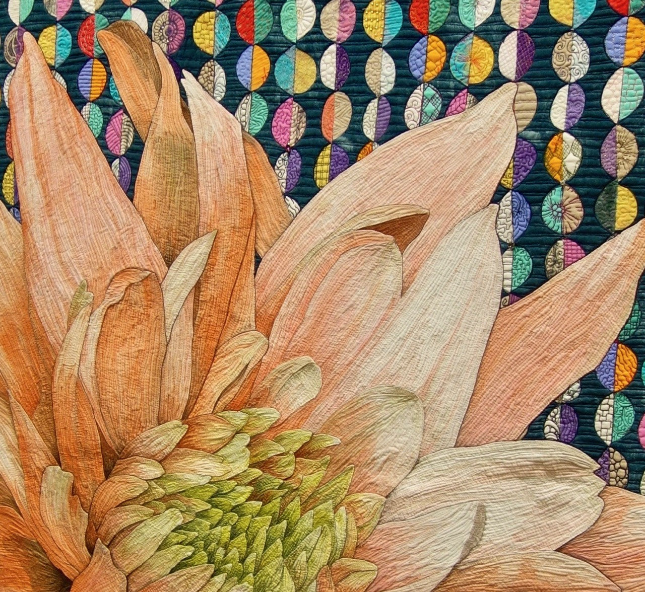 The Flower Over the Beads Curtain