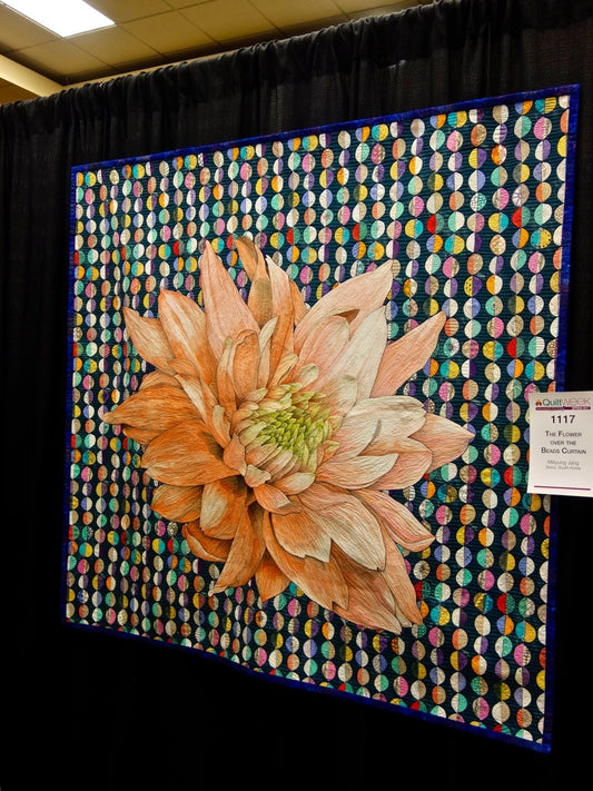 The Flower Over the Beads Curtain