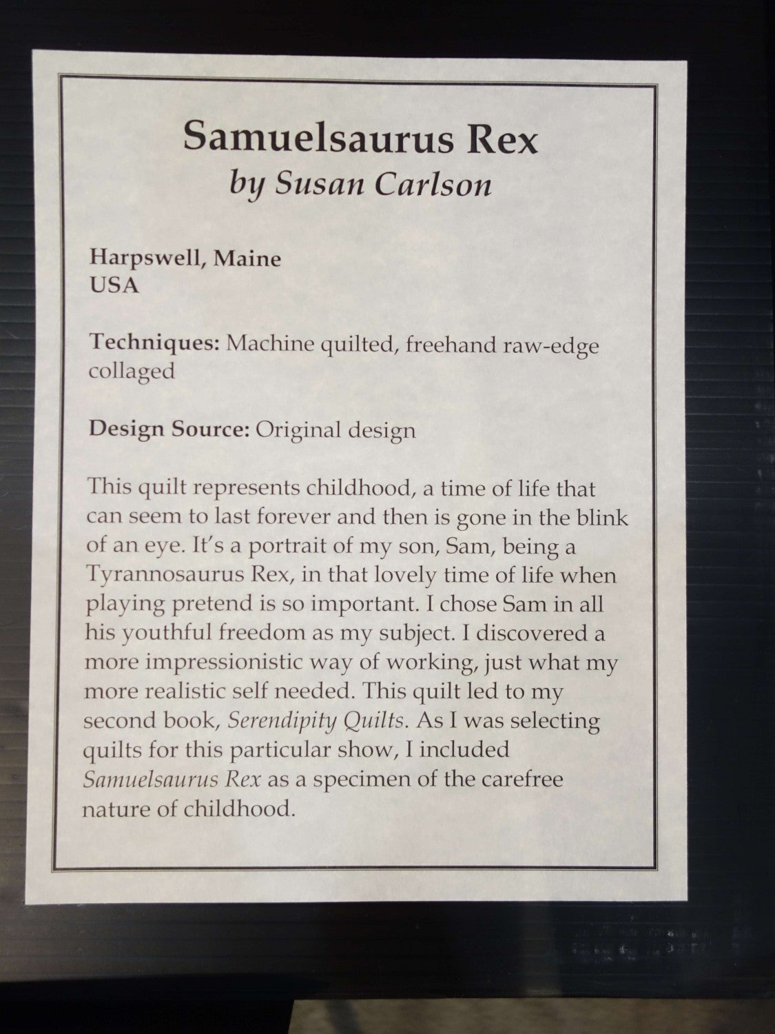 Samuelsaurus Rex
