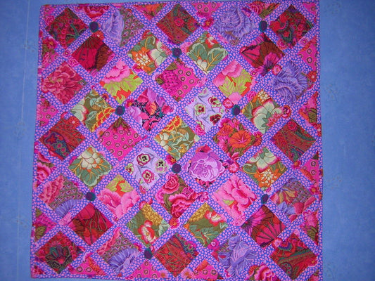 Chintz Flowerbeds Wallhanging