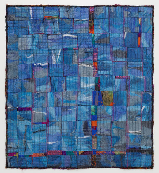 Blue Silk Squared