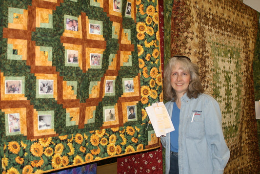 Log Cabin Memory Quilt
