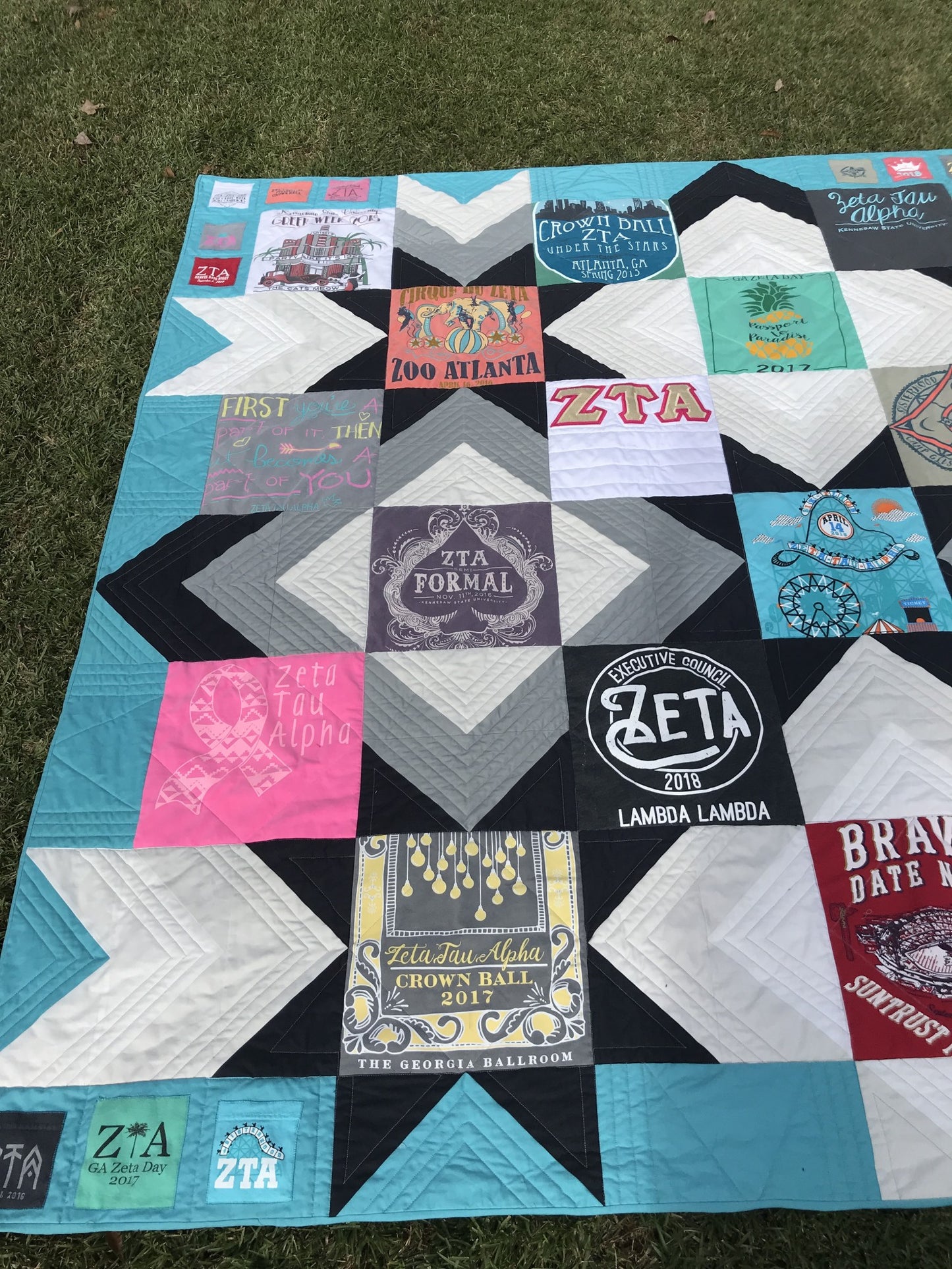 Sorority T Shirt Quilt