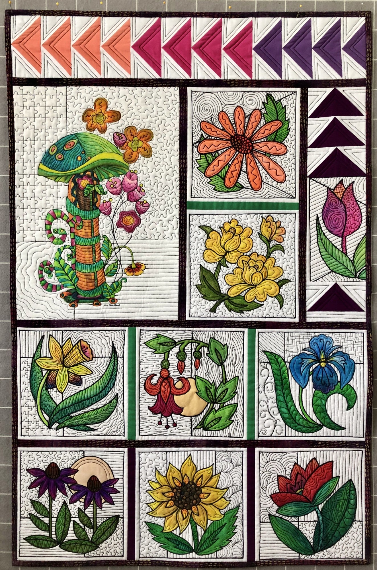 Flower Power Quilt Along