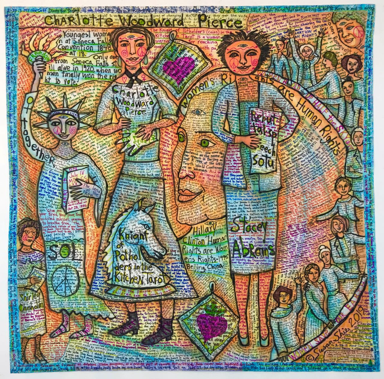 Charlotte: Knight of Potholders (coins) in the Kitchen Tarot