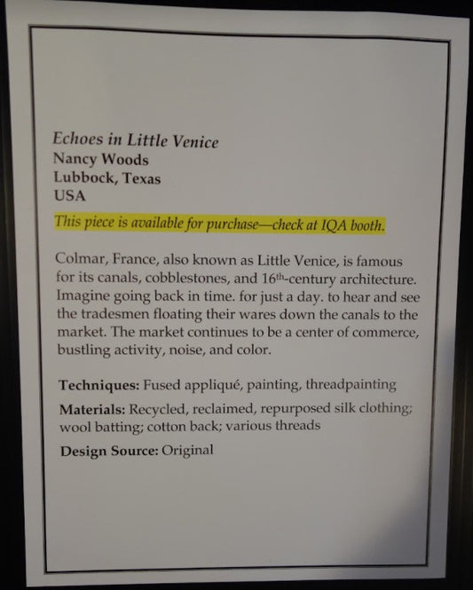 Echoes in Little Venice