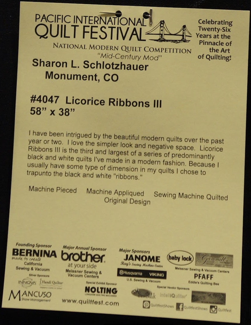 Licorice Ribbons III