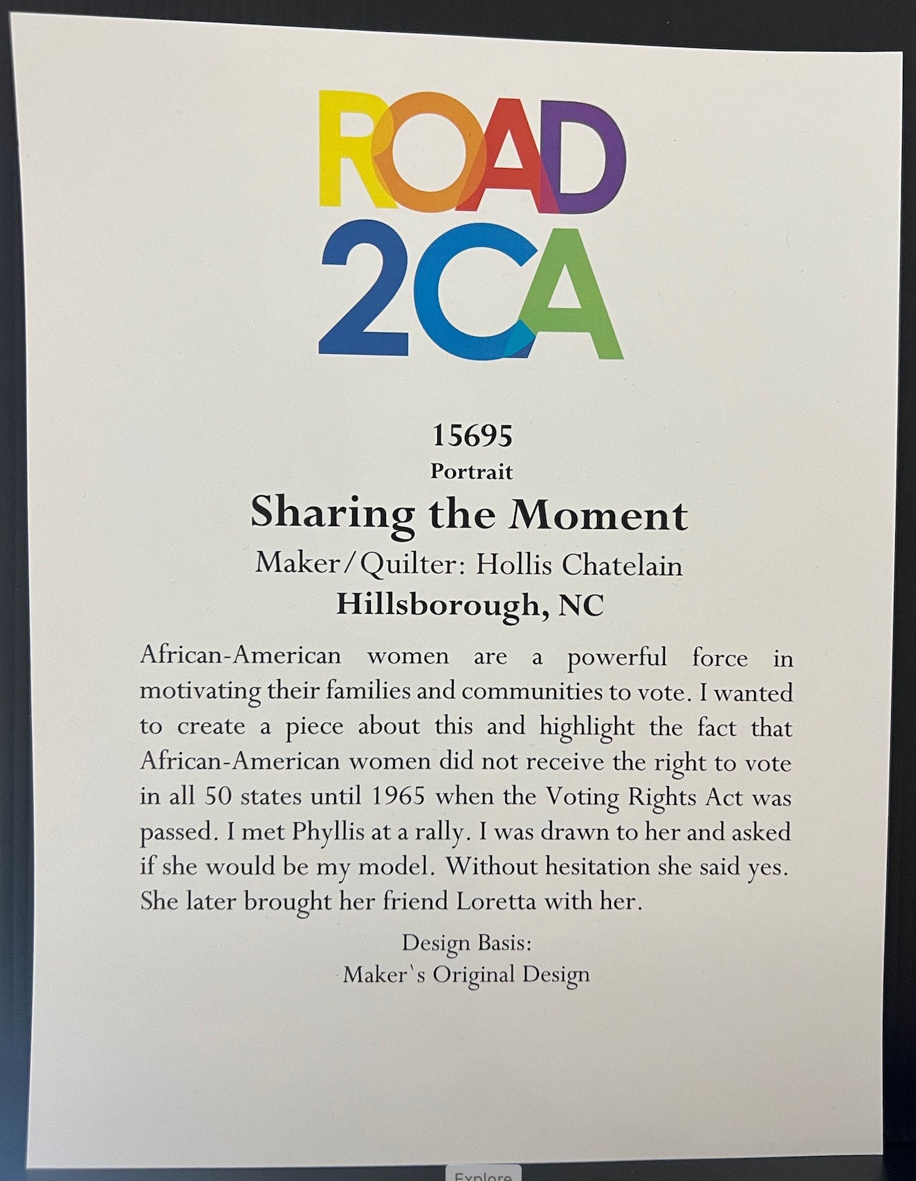 Sharing the Moment