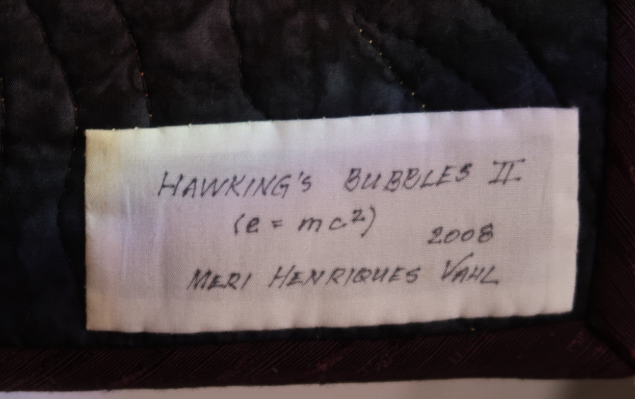 Hawking's Bubbles II: e=mc2