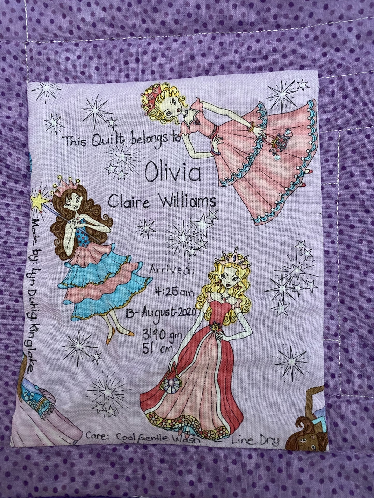 Olivia's Fairy Quilt