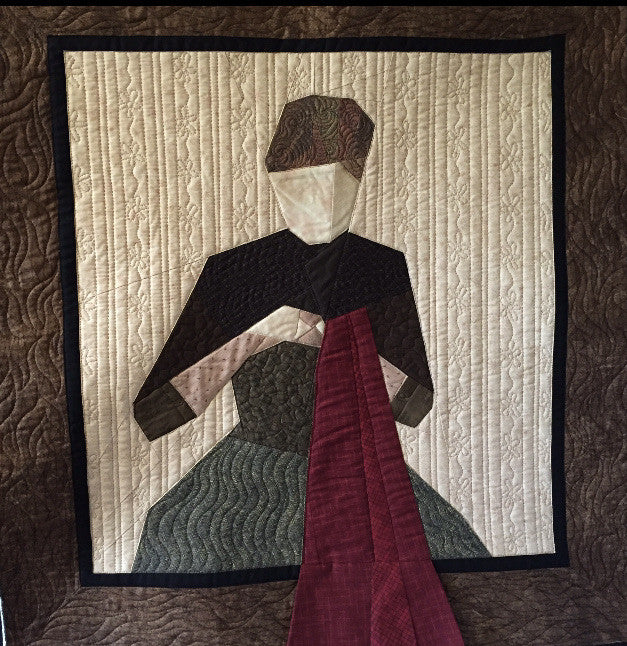 Girl Sewing