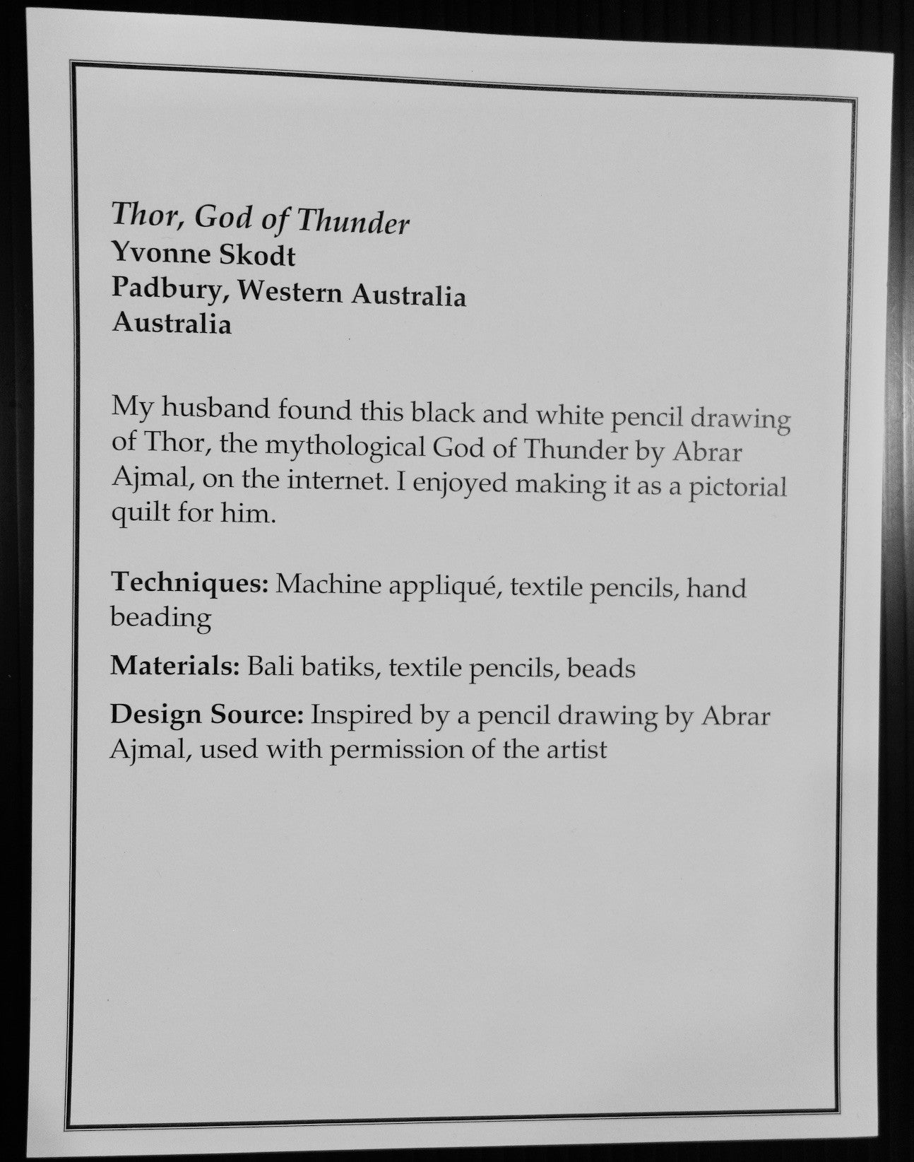 Thor, God of Thunder