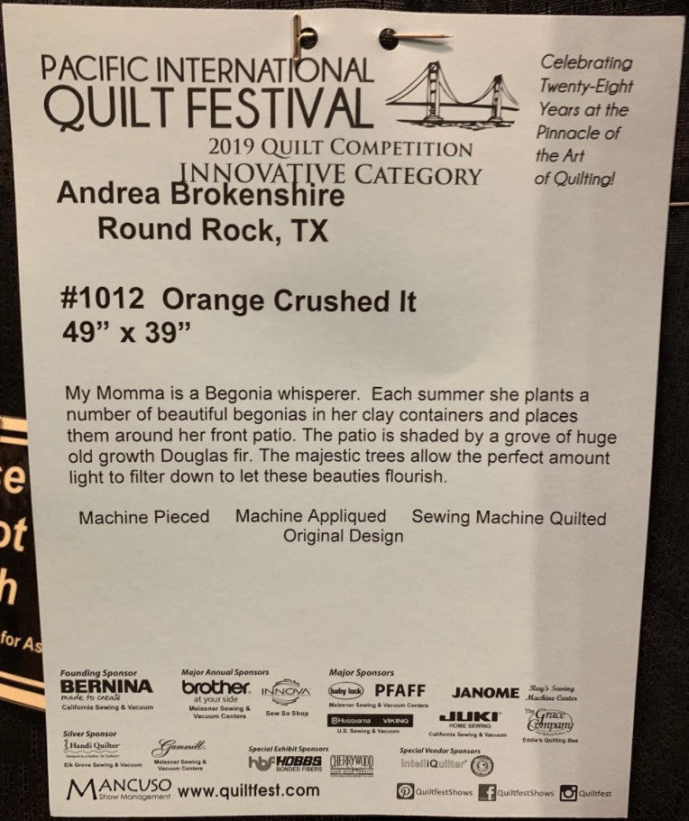 Orange Crushed It