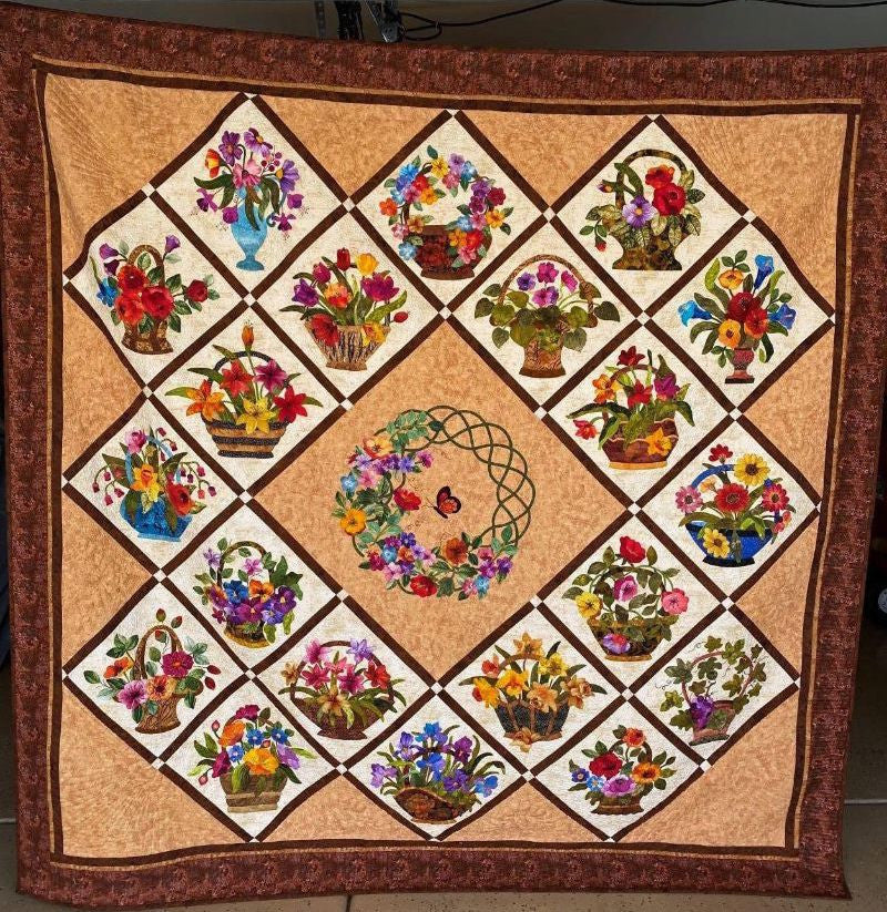 Twenty Baskets Full of Flowers